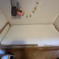 Lettino Ikea Sultan Lade 70x160+materasso