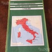 Italia carta turistica e automobilistica Iter