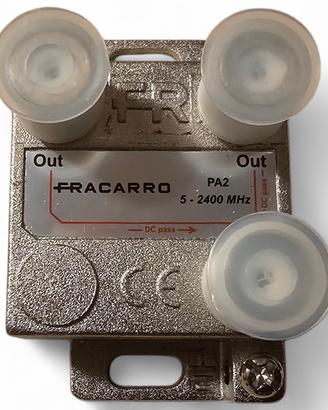Fracarro PA2 Partitore Verticale 2 Vie Sat TV