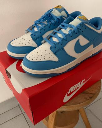 Nike dunk low uomo sail coast university gold tg43