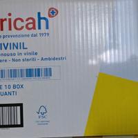 Guanti in vinile monouso