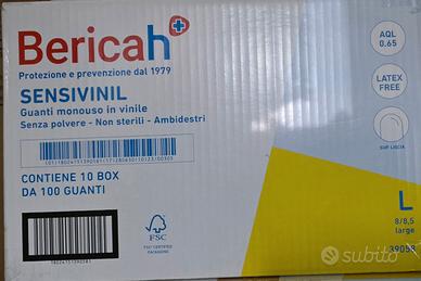 Guanti in vinile monouso