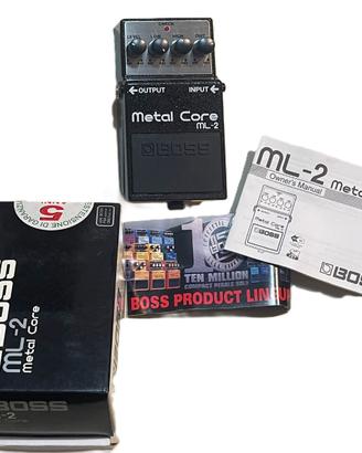 Boss effetto distorsione chitarra