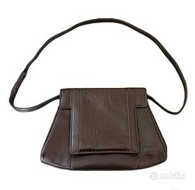 Vintage Gianni Versace  black leather shoulder bag