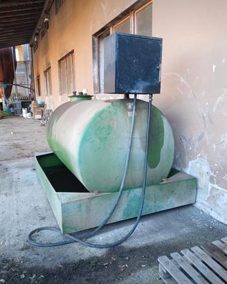  cisterna gasolio 3000lt  pompa elettrica cer