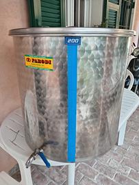 Botte acciaio inox 200l