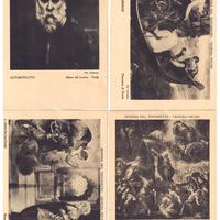 LOTTO 8 CARTOLINE - MOSTRA TINTORETTO 1937 VENEZIA