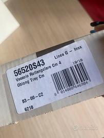 Sambonet vassoio rettangolare acciaio