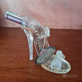 Bottiglia  vintage  in vetro da collezione