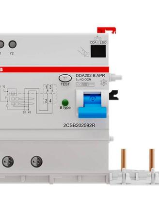 Blocco differenziale 2P 25A 300mA Tipo B per serie