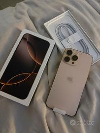 IPhone 16 Pro Max 1TB Desert Titanium- NUOVO-ESIM