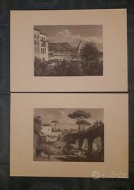 Napoli - 6 VEDUTE  di  Théodore Turpin de Crissé