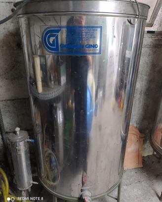 botte acciaio inox per vino