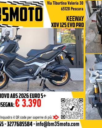Keeway XDV 125 EVO PRO - PRONTA CONSEGNA