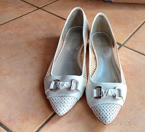 Scarpe donna ballerine bianche tg 40