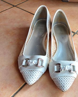 Scarpe donna ballerine bianche tg 40