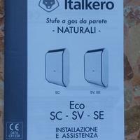 Stufa gas da parete Italkero