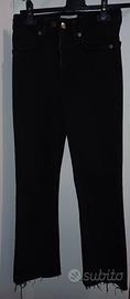 Jeans Zara Neri Mini Flare / Bootcut - Taglia 36 (