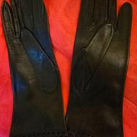 GUANTI DONNA IN PELLE NERA MISURA S (6,5 o 7 EU)