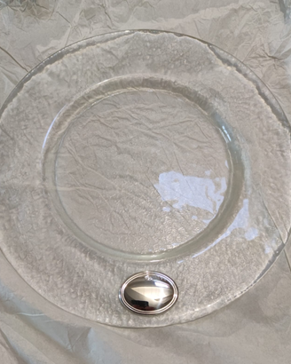 Sottopiatti marca Bagutta con effige in argento