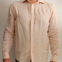 Camicia in lino uomo L