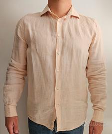 Camicia in lino uomo L
