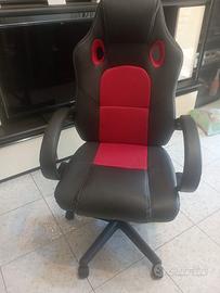 Sedia ufficio gaming - seduta ergonomica girevole