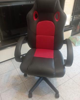 Sedia ufficio gaming - seduta ergonomica girevole
