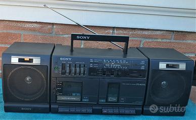 SONY RADIO REGISTRATORE CASSETTE CFS W370 BOOMBOX