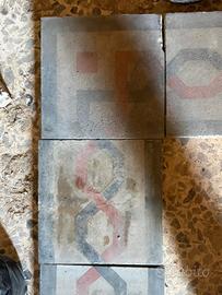 pavimento in cementine inizi del novecento 