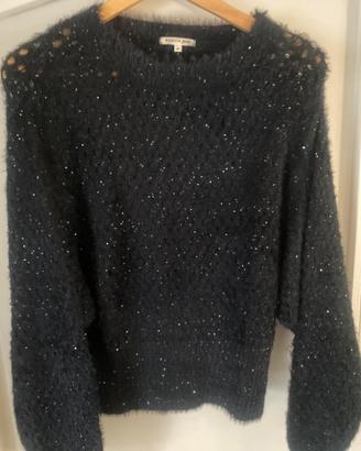 Maglione nero con pailettes marca Kocca