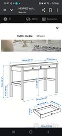 scrivania Ikea hemnes
