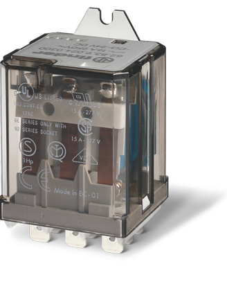 Finder 62.83.8.230.0000 relè potenza 3PDT 16A 230V