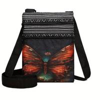 Borsa a tracolla vintage con farfalla