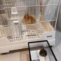 Gabbia  per conigli/piccoli animali con ruote