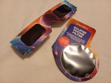 Occhiali Eclissi ISO e Lenti Filtro Telefono