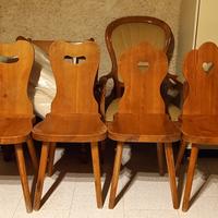 Sedie in legno