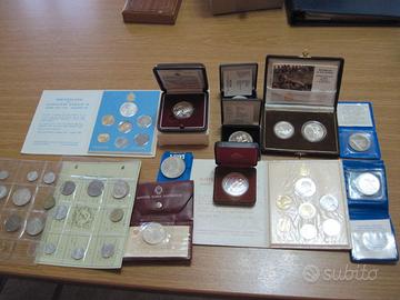 SERIE MONETE IN ARGENTO E NICKEL