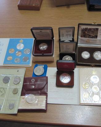 SERIE MONETE IN ARGENTO E NICKEL