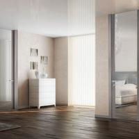 Ante scorrevoli con specchio per cabina armadio