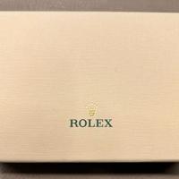 Rolex portacarte in Pelle Blu