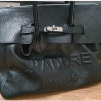 borsa donna nera in pelle