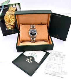 rolex datejust ref. 16200 orologio completo