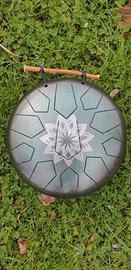 steel tongue drum artigianale 11 note