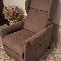 Poltrona  reclinabile con ruote