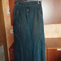 Gonna in jeans lunga MOTIVI