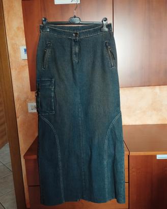 Gonna in jeans lunga MOTIVI