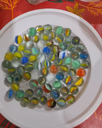 260 palline di biglie d vetro per giochi in stile