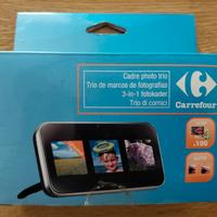 Mini cornice elettronica con 3 schermi 