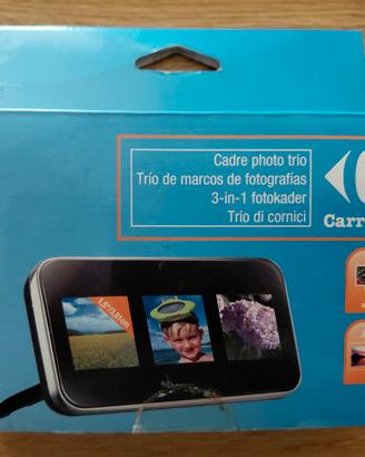 Mini cornice elettronica con 3 schermi 